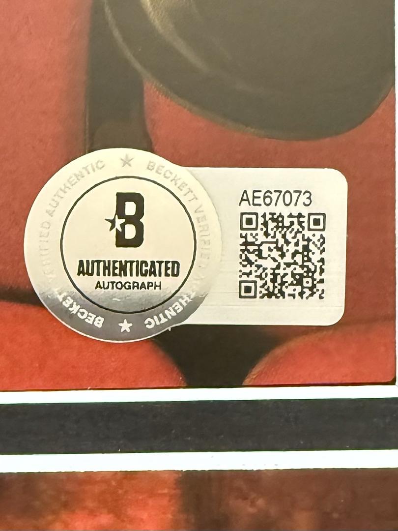 Taylor Swift matted, signed "Life of a Showgirl" CD Insert Photo 4 - Beckett COA