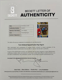Tom Holland signed "Iron Spider" Funko #287 (Avengers) - Beckett COA
