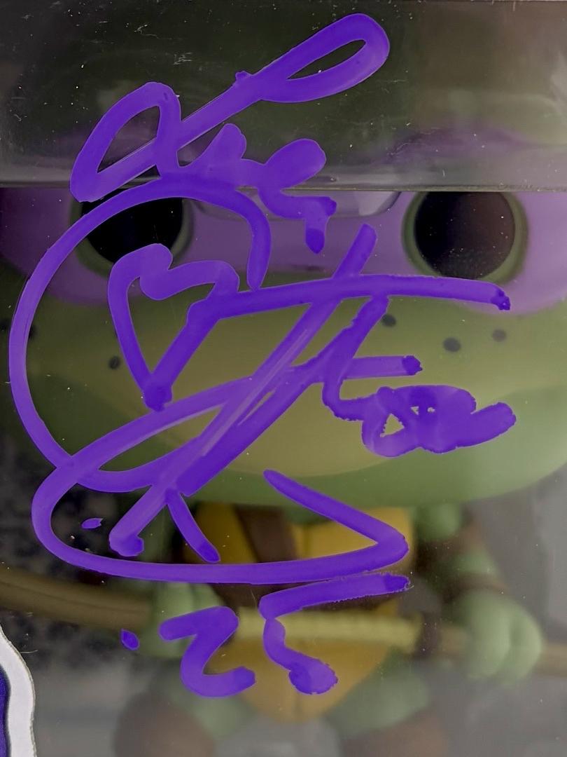 Corey Feldman signed "Donatello" Funko #17 (TMNT) - Beckett COA