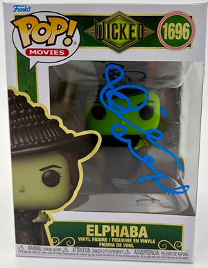 Idina Menzel Signed Funko Pop #1696 Elphaba (Wicked) - Beckett COA