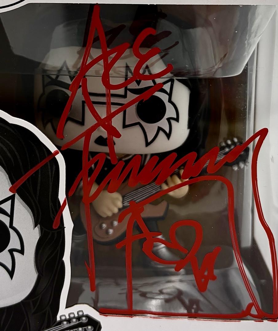 Ace Frehley Signed Funko Pop #123 "The Spaceman" (KISS) - ACOA COA