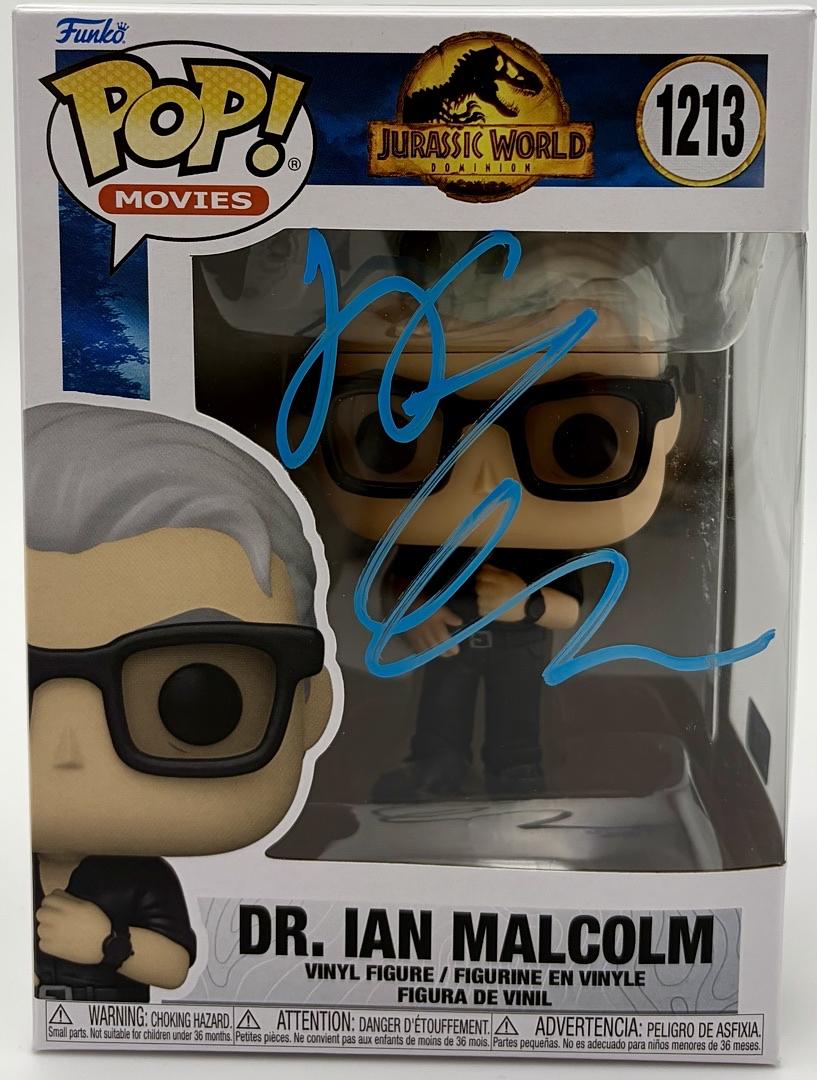 Jeff Goldblum Signed Funko Pop #1213 "Dr. Ian Malcolm" (Jurassic World) - Celebrity Authentics