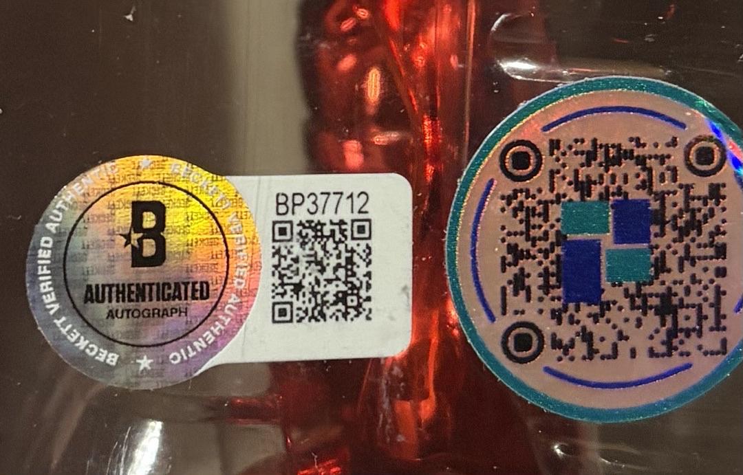 Christian Bale Signed Funko Pop #144 (Batman)  - Beckett COA