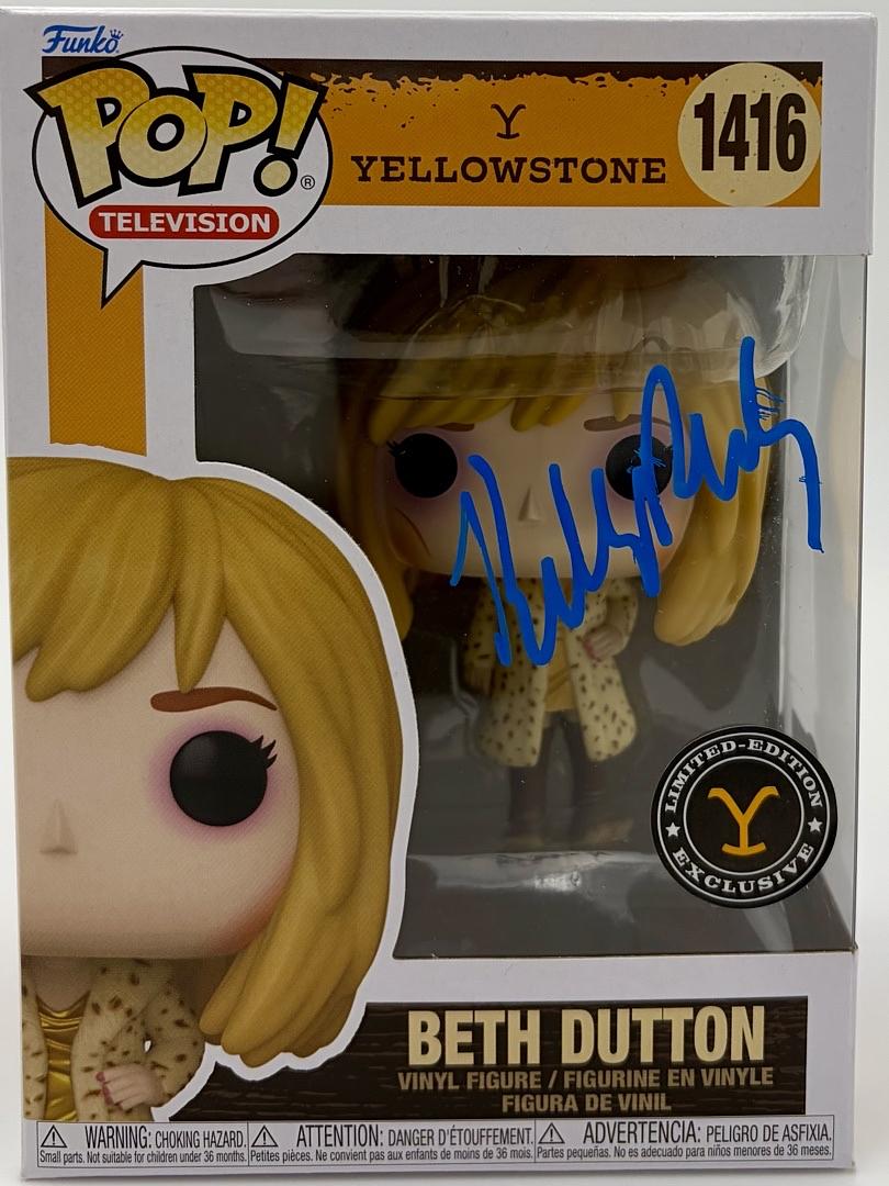 Kelly Reilly Signed Funko Pop #1416 Beth Dutton (Yellowstone) -  Beckett COA