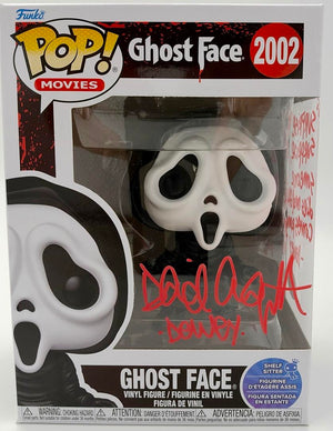 David Arquette signed "Ghost Face" Funko #2002 w/character name and quote - JSA COA