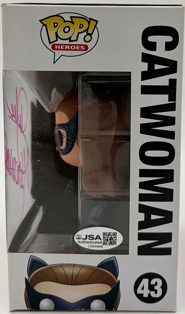 Julie Newmar Signed Funko Pop #43 Catwoman (Batman)  - JSA COA