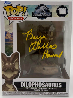 Bryce Dallas Howard Signed #1680 "Dilophosaurus" (Jurassic World) - OC Celebrity Marketing