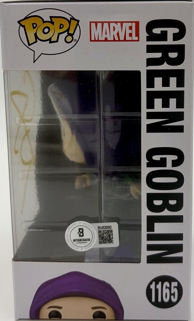 Willem Dafoe Signed Funko Pop #1165 Green Goblin (Spider-Man)  - Beckett COA