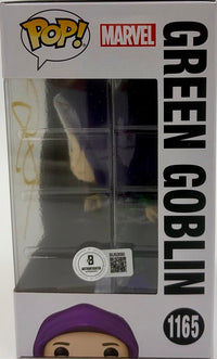 Willem Dafoe Signed Funko Pop #1165 Green Goblin (Spider-Man)  - Beckett COA
