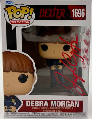 Jennifer Carpenter "Debra Morgan" signed Funko Pop #1696 w/quote & char name (Dexter) - JSA COA