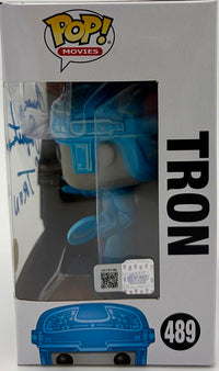 Bruce Boxleitner signed "Tron" Funko #489 w/character name - OC Celebrity Marketing