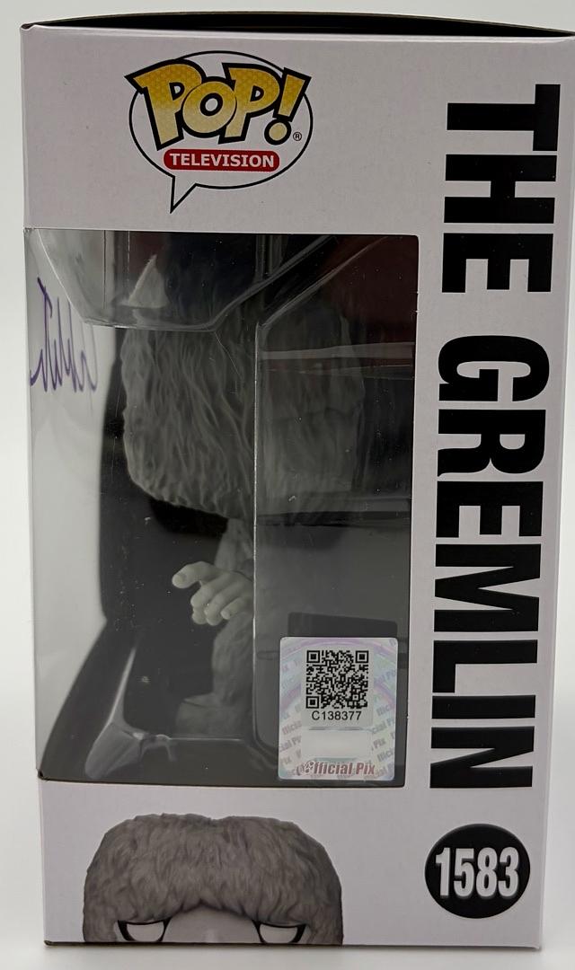 William Shatner Signed "Gremlin" Funko #1583 (Twilight Zone) - Official Pix COA **RARE**