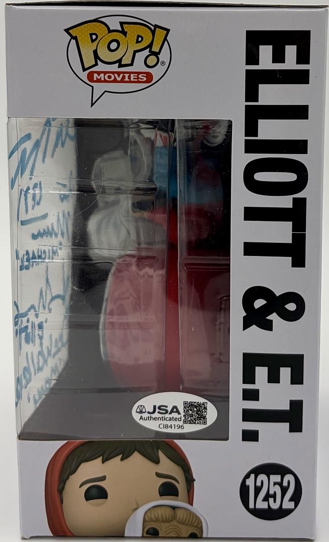 ET Cast signed Funko #1252 Henry Thomas Matthew DeMeritt Dee Wallace Stone Robert McNaughton - JSA COA