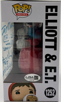 ET Cast signed Funko #1252 Henry Thomas Matthew DeMeritt Dee Wallace Stone Robert McNaughton - JSA COA