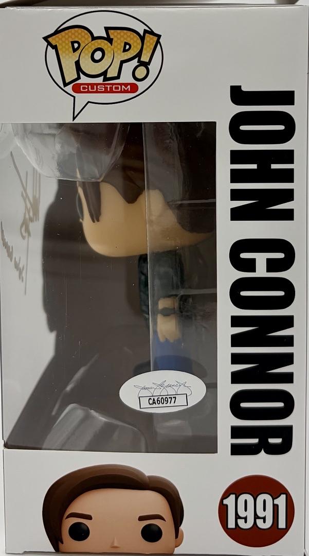 Edward Furlong "John Connor" signed Custom Made Funko #1991 (Terminator 2) - JSA COA