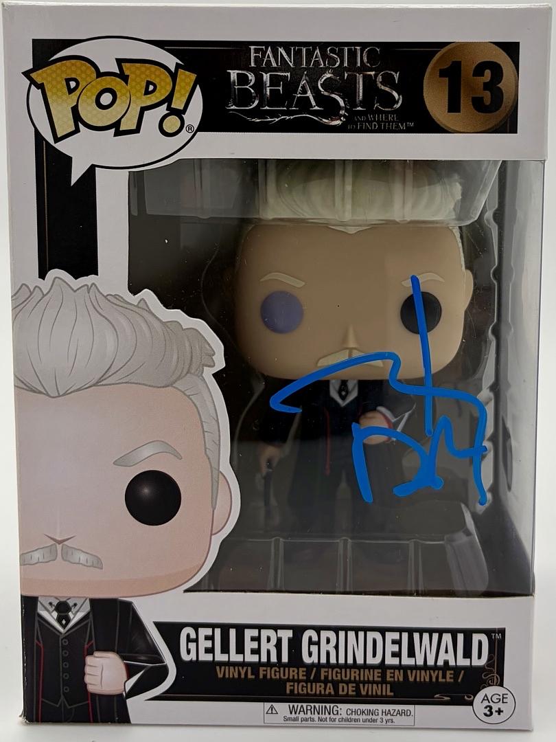 Johnny Depp Signed "Gellert Grindelwald" Funko Pop #13 (Fantastic Beasts) - Beckett COA