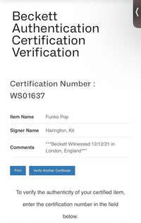 Kit Harington Signed Funko Pop #738 "Dane Whitman" (Marvel Eternals) - Beckett COA