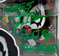 Gene Simmons (KISS) signed Funko Pop #121 w/inscription - JSA COA