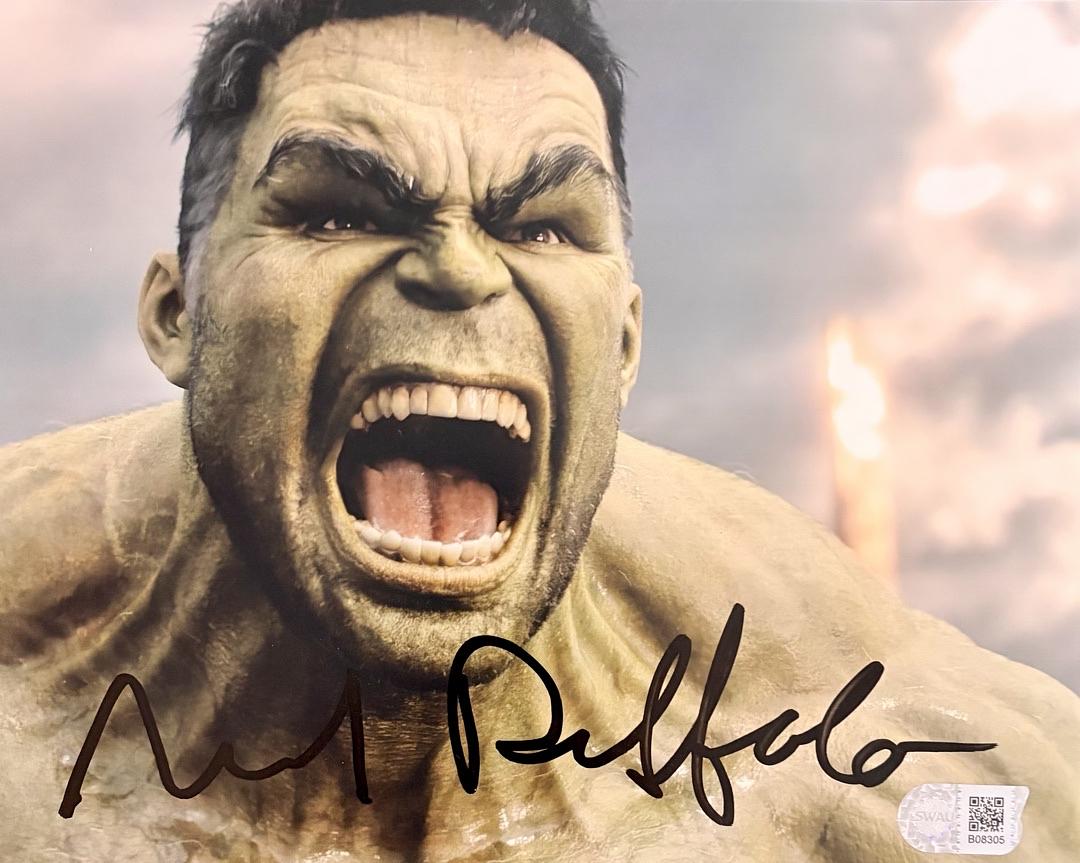 Mark Ruffalo signed 8x10 (Hulk) - SWAU COA