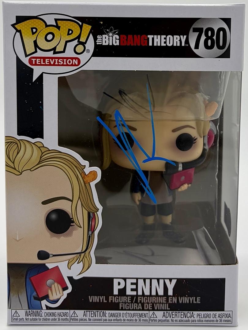 Kaley Cuoco Signed #780 Penny from Big Bang Theory Funko Pop - Beckett COA