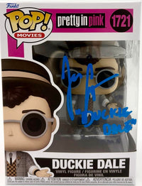 Jon Cryer signed "Duckie Dale" Funko #1721 w/character name (Pretty in Pink) - Beckett COA
