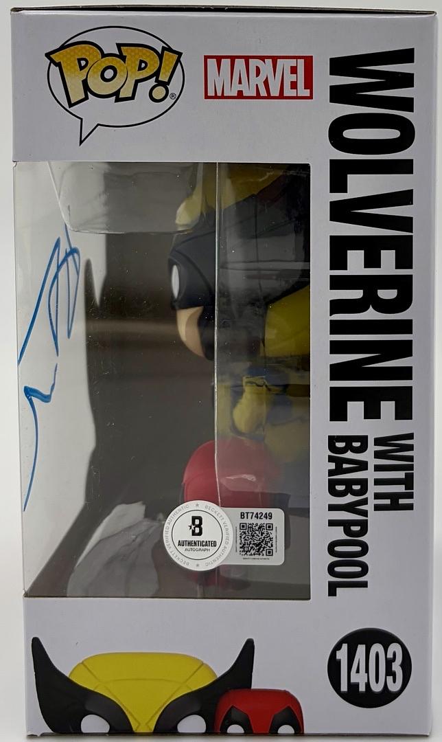 Hugh Jackman Signed Exclusive Funko Pop #1403 Wolverine (Deadpool & Wolverine)-Beckett COA