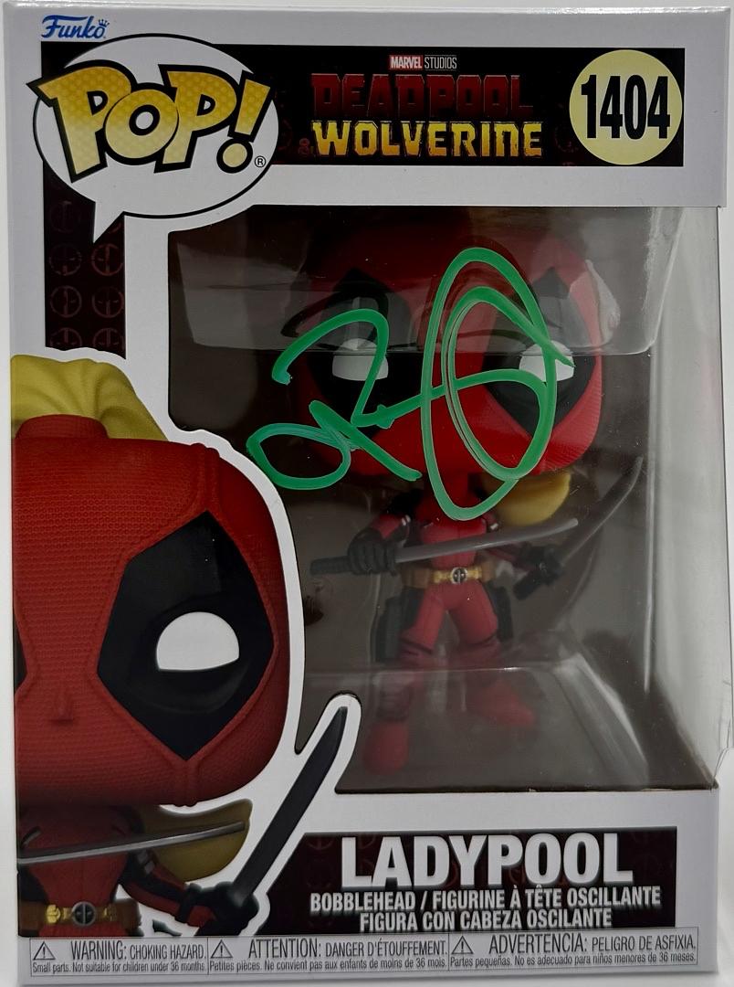 Blake Lively Signed Ladypool Funko Pop #1404 - Beckett COA