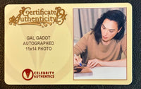 Gal Gadot sexy signed 11x14 Photo (Wonder Woman) - Celebrity Authentics