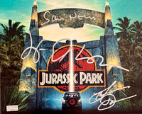 Sam Neill Laura Dern Jeff Goldblum Signed 8x10 (Jurassic World) -  Celebrity Authentics (Copy)