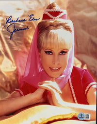 Barbara Eden Signed 8x10 Photo (I Dream Of Jeannie) w/Character Inscription - Beckett COA