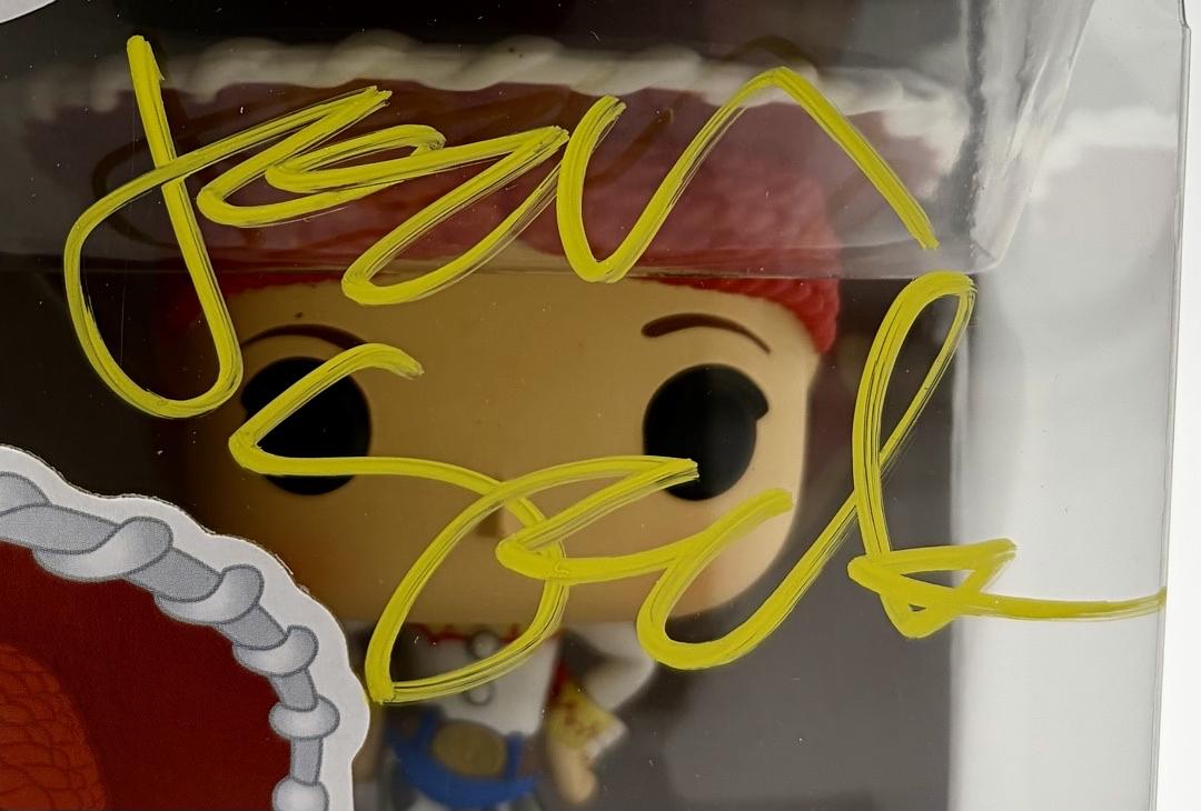 Joan Cusack signed "Jessie" Funko #526 (Toy Story) - JSA COA
