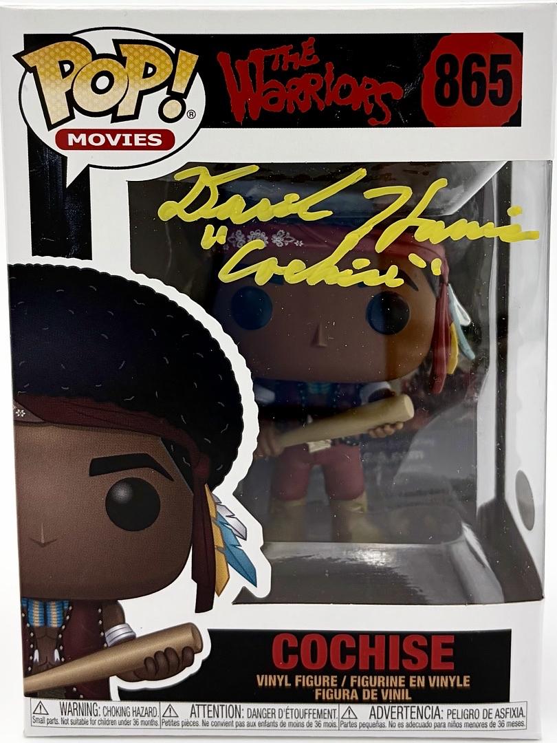 David Harris signed "Cochise" Funko #865 (The Warriors) - JSA COA