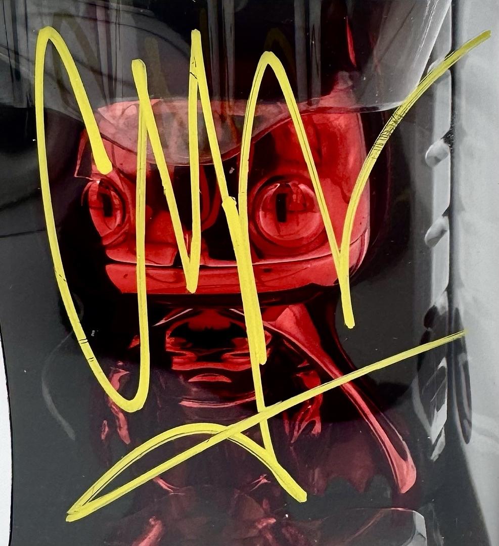 Christian Bale Signed Funko Pop #144 (Batman)  - Beckett COA