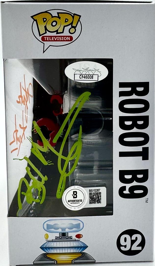 Marta Kristen & Billy Mumy signed Funko #92 (Lost in Space) - JSA and Beckett COA