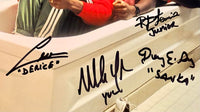 Cool Runnings cast signed 8x10 Photo (Yabo/Doug, Lewis & Robinson) - Beckett COA