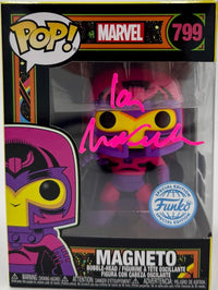Ian McKellen signed Funko Pop #799 "Magneto" - Beckett and OC Celebrity Marketing COA