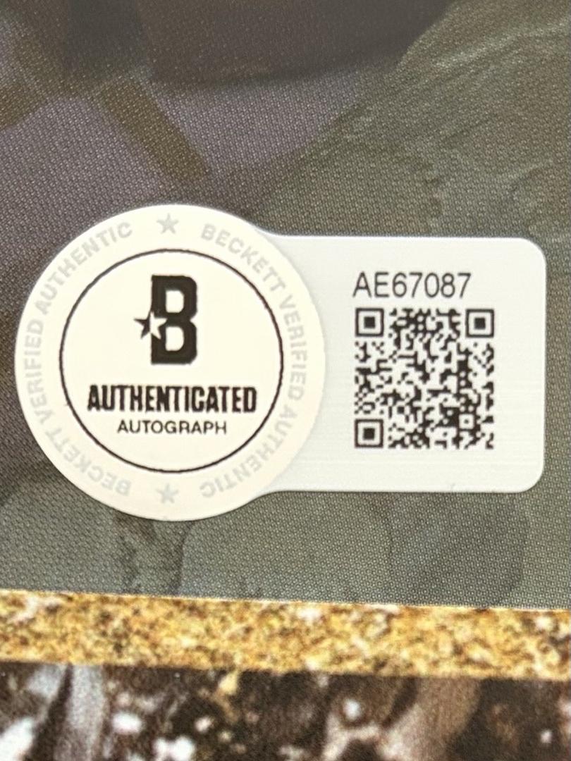 Taylor Swift matted, signed "Life of a Showgirl" CD Insert Photo 2 - Beckett COA