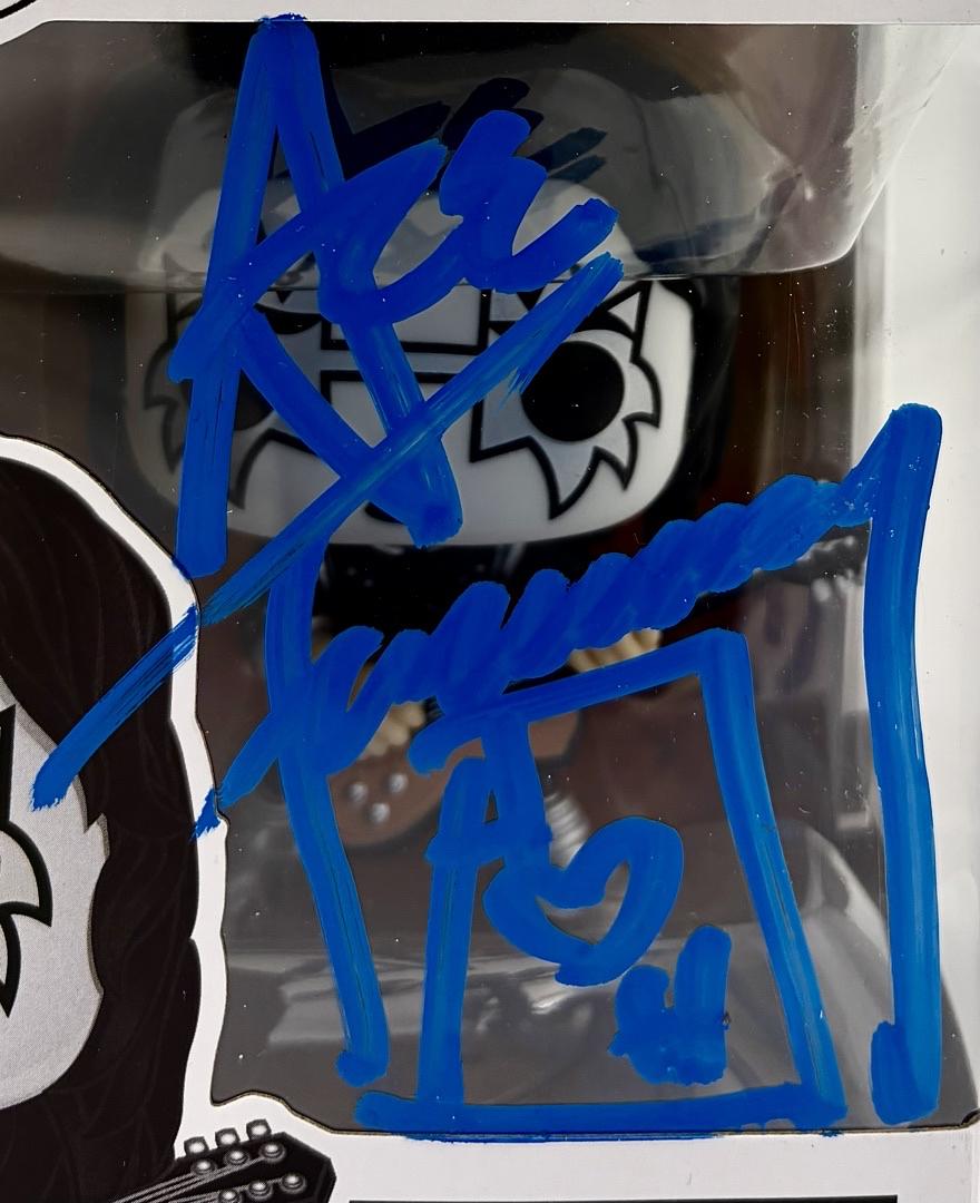 Ace Frehley Signed Funko Pop #123 "The Spaceman" (KISS) - JSA COA