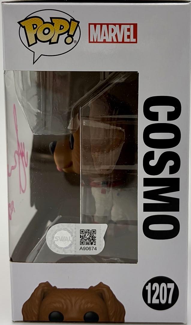 Maria Bakalova signed "Cosmo" Funko #1207 (GOTG) - SWAU COA