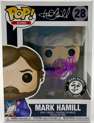 Mark Hamill Signed Funko Pop #28 Joker / Mark Hamill Exclusive - Official Pix COA