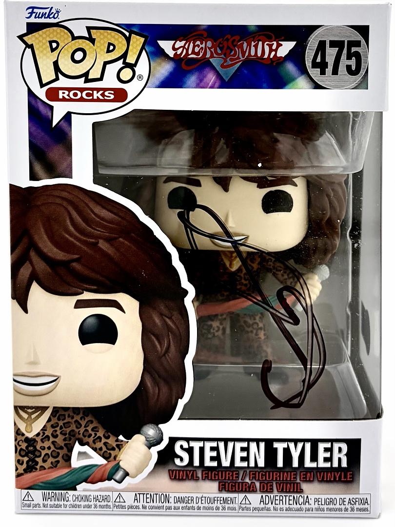 Steven Tyler Signed Funko Pop #475 (Aerosmith) *RARE* - Beckett