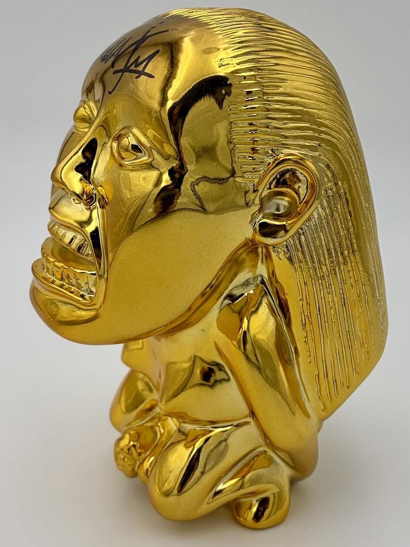 Harrison Ford signed Golden Fertility Idol movie prop (Raiders of the Lost Ark) *RARE* - SWAU COA