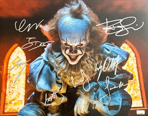 IT cast signed 11x14 photo signed by 8 - Celebrity Authentics