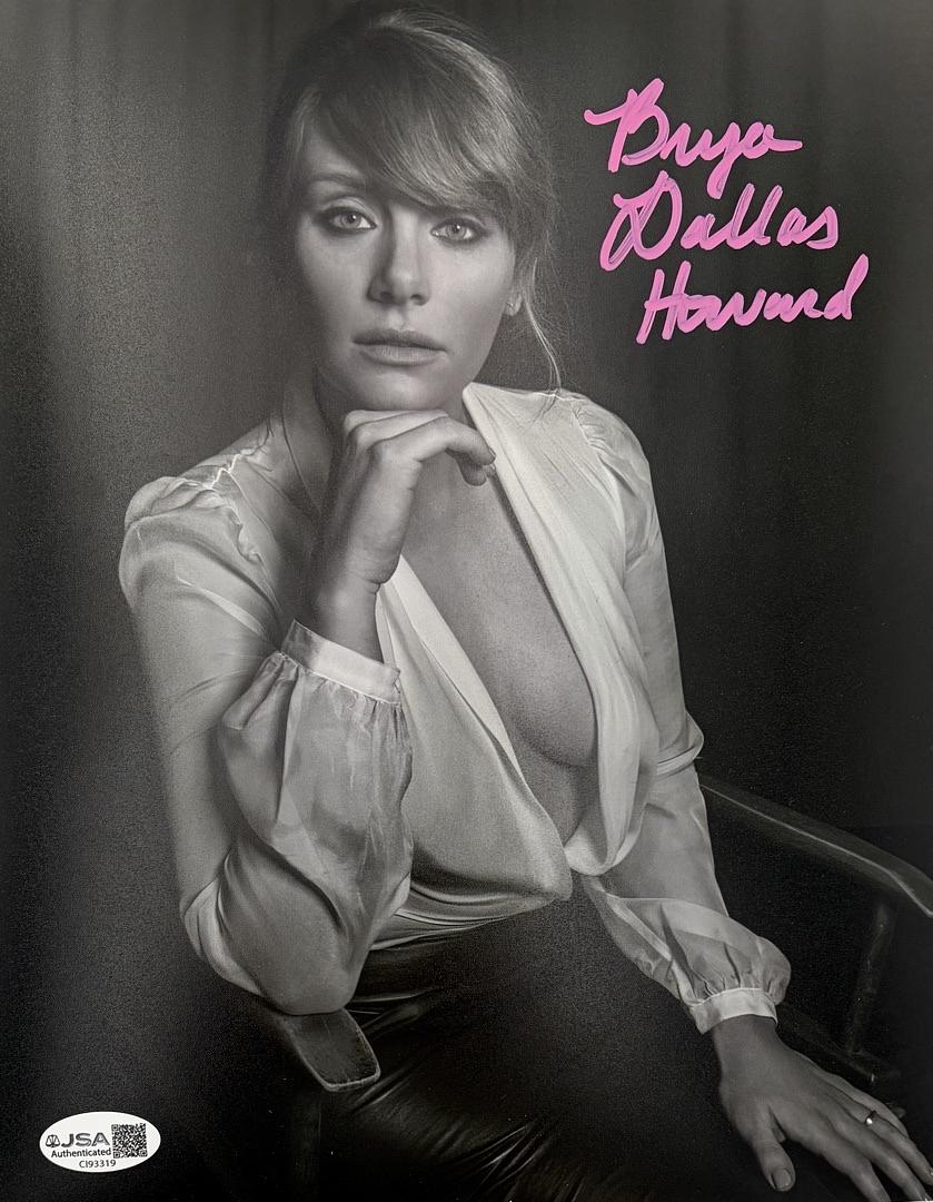 Bryce Dallas Howard Sexy Signed 8x10 Photo - JSA COA