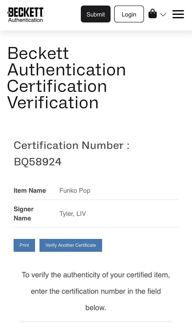 Liv Tyler Signed Funko Pop #1745 Arwen (LOTR)  - Beckett COA