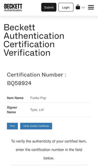 Liv Tyler Signed Funko Pop #1745 Arwen (LOTR)  - Beckett COA