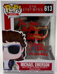Jason Patric Signed Funko Pop #613 "Michael Emerson" (The Lost Boys)w/ Long Quote - JSA COA