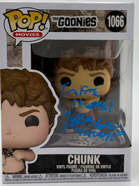 Jeff Cohen signed "Chunk" Funko #1066 (The Goonies) - Beckett COA