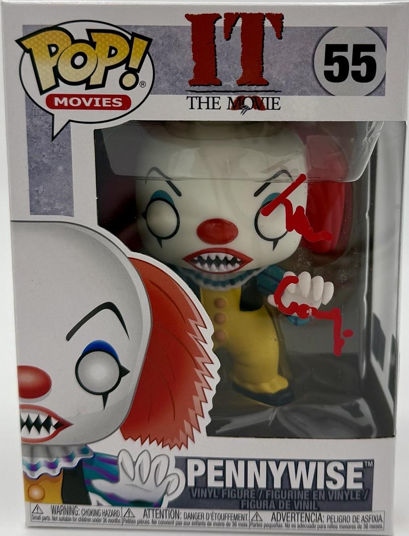 Tim Curry Signed Funko Pop #55 "Pennywise" (IT) - OC Celebrity Marketing COA