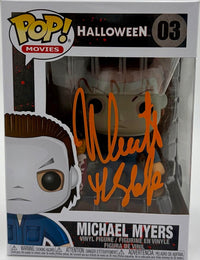 Nick Castle Signed Funko Pop #03 "Michael Myers" (Halloween) w/inscription - Beckett COA